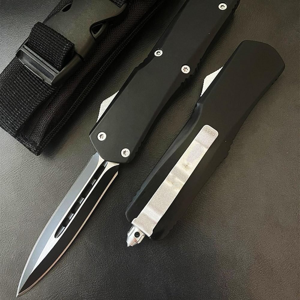 double action automatic knife
