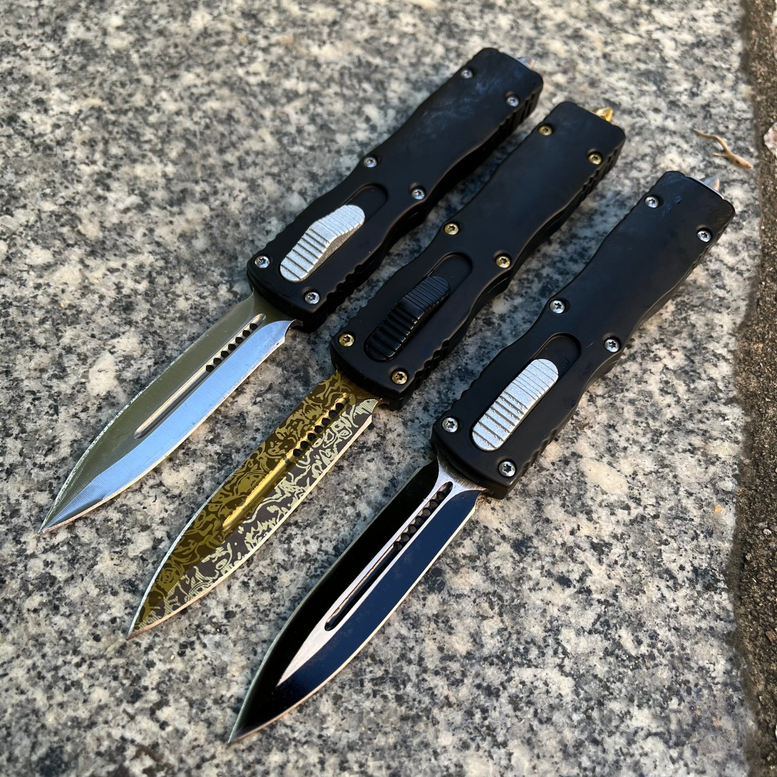 double action otf knives